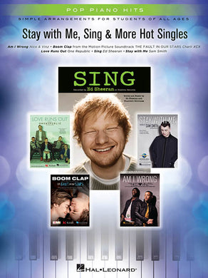 Stay With Me, Sing & More Hot Singles Easy Piano Sheet Music