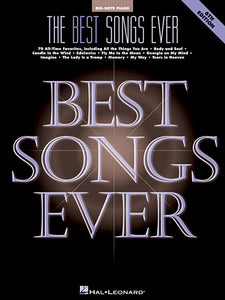 The Best Songs Ever - 6th Edition for Big Note Piano