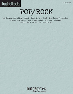 Pop/Rock for Easy Piano Budget Book