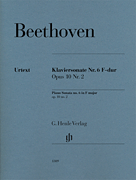 Beethoven Piano Sonata No. 6 in F Major Opus 10 Henle Urtext Edition