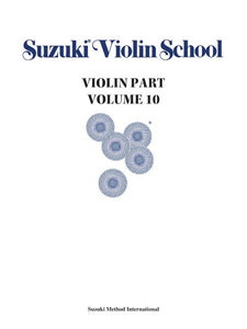 Suzuki Violin School Vol. 10 Violin Part