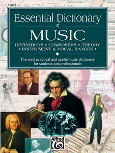 Essential Dictionary of Music [product type] Luscombe Music - Luscombe Music 