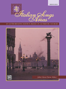 26 Italian Songs and Arias for Medium High Voice
