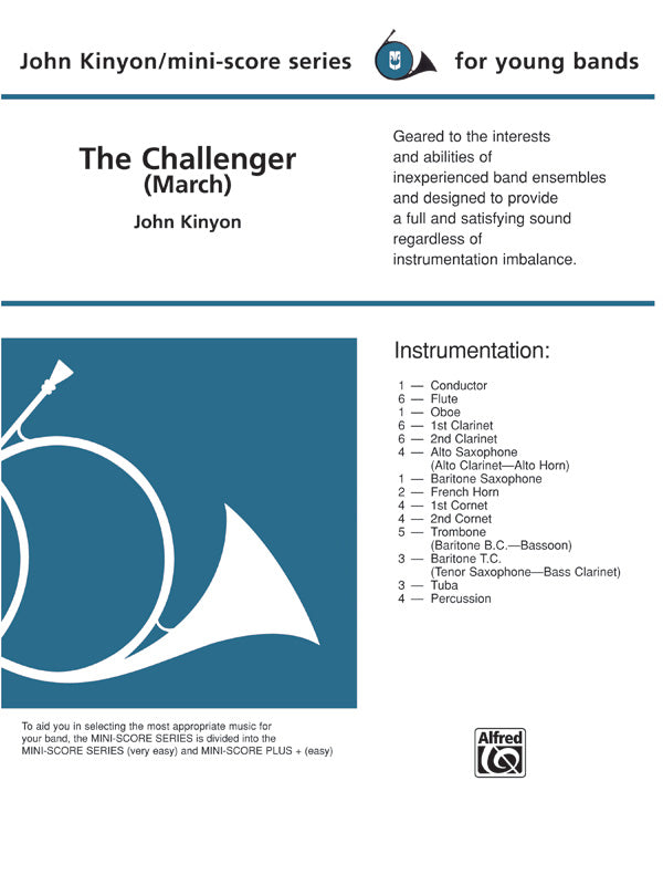 The Challenger Concert Band Grade 1 Conductor Score and Parts
