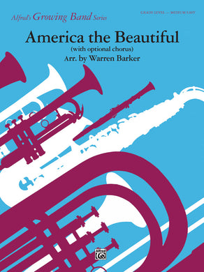 America, the Beautiful Concert Band Grade 2 Conductor Score and Parts