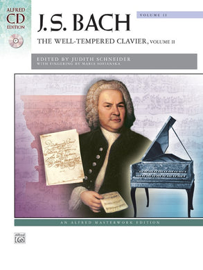 J.S. Bach The Well-Tempered Clavier Vol. 2 Book with CD [product type] Luscombe Music - Luscombe Music 