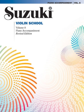 Suzuki Violin School Vol. 8 Piano Accompaniment Revised Edition