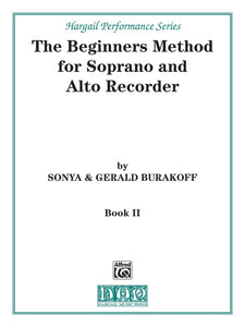 The Beginners Method for Soprano and Alto Recorder, Book 2