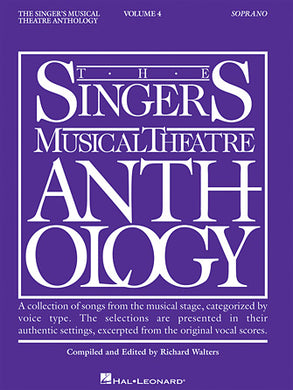 Singer's Musical Theatre Anthology - Volume 4 for Soprano Book only