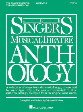 Singer's Musical Theatre Anthology - Volume 4 for Tenor Book only