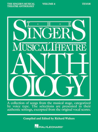 Singer's Musical Theatre Anthology - Volume 4 for Tenor Book only