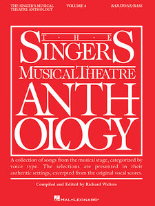 Singer's Musical Theatre Anthology - Volume 4 for Baritone/Bass Book only