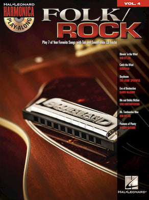 Folk/Rock for Harmonica Book & CD