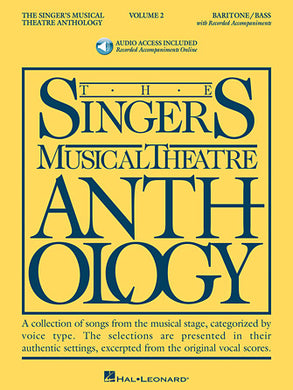 Singer's Musical Theatre Anthology - Volume 2 for Baritone/Bass Book with Online Audio