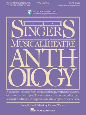 The Singer's Musical Theatre Anthology - Volume 3 for Soprano Book with Online Audio