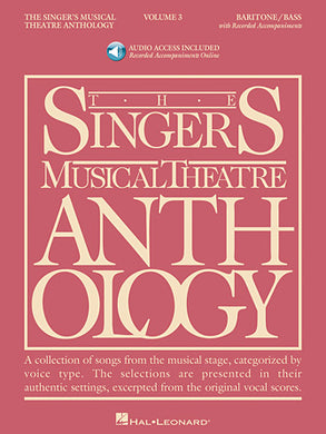 Singer's Musical Theatre Anthology - Volume 3 for Baritone/Bass Book with Online Audio