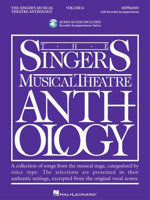 The Singer's Musical Theatre Anthology: Soprano - Volume 4 Book with Online Audio