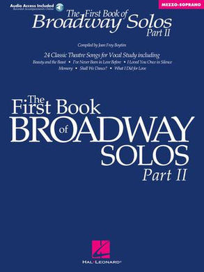 The First Book of Broadway Solos - Part II for Mezzo-Soprano Book with Online Audio
