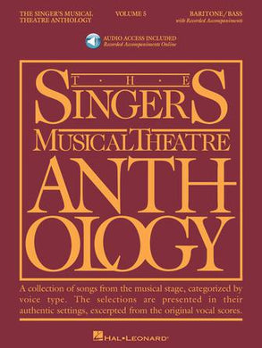 Singer's Musical Theatre Anthology - Volume 5 for Baritone/Bass Book with Online Audio
