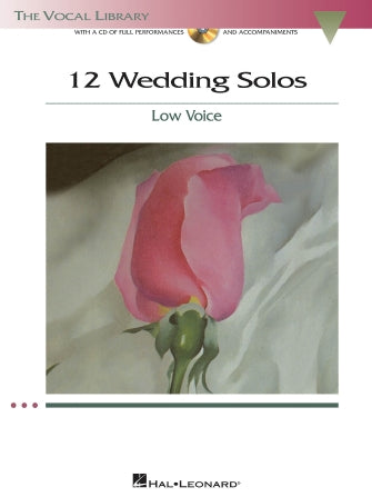 12 Wedding Solos for Low Voice Book & CD