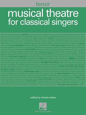 Musical Theatre for Classical Singers for Tenor