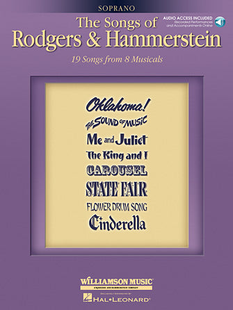 The Songs of Rodgers & Hammerstein for Soprano Book with Online Audio