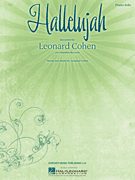 Hallelujah by Leonard Cohen Single Sheet Piano Music [product type] Luscombe Music - Luscombe Music 