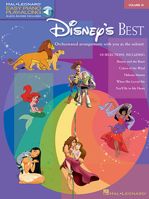 Disney's Best: Easy Piano Play-Along Volume 15