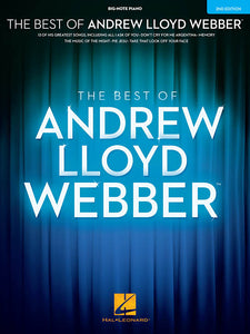The Best of Andrew Lloyd Webber 2nd Edition for Big-Note Piano