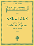 Kreutzer Forty-Two Studies or Caprices for Violin G. Schirmer Edition [product type] Luscombe Music - Luscombe Music 