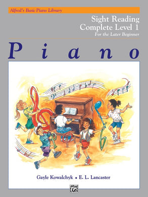 Alfred's Basic Piano Library Sight Reading Book Complete 1 (1A/1B)