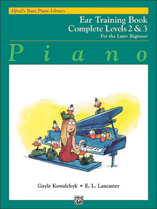 Alfred's Basic Piano Library: Ear Training Book Complete Levels 2 & 3