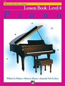 Alfred's Basic Piano Library Lesson 4 [product type] Luscombe Music - Luscombe Music 