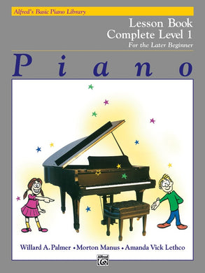 Alfred's Basic Piano Library Lesson Book Complete Level 1 [product type] Luscombe Music - Luscombe Music 