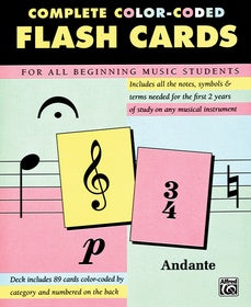 Alfred Complete Color-Coded Flash Cards [product type] Luscombe Music - Luscombe Music 