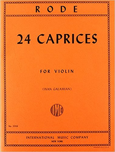 Rode Twenty-Four Caprices for Violin International Edition [product type] Luscombe Music - Luscombe Music 