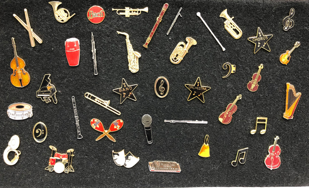 Musical Instrument Pin [product type] Luscombe Music - Luscombe Music 