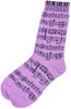 Colorful Sheet Music Patterned Women's Socks