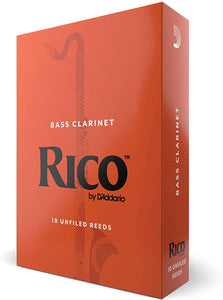 Rico Box of 10 Bass Clarinet Reeds