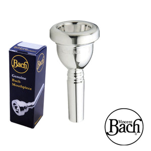 Bach Silver-Plated Trombone Mouthpiece Large Shank [product type] Luscombe Music - Luscombe Music 